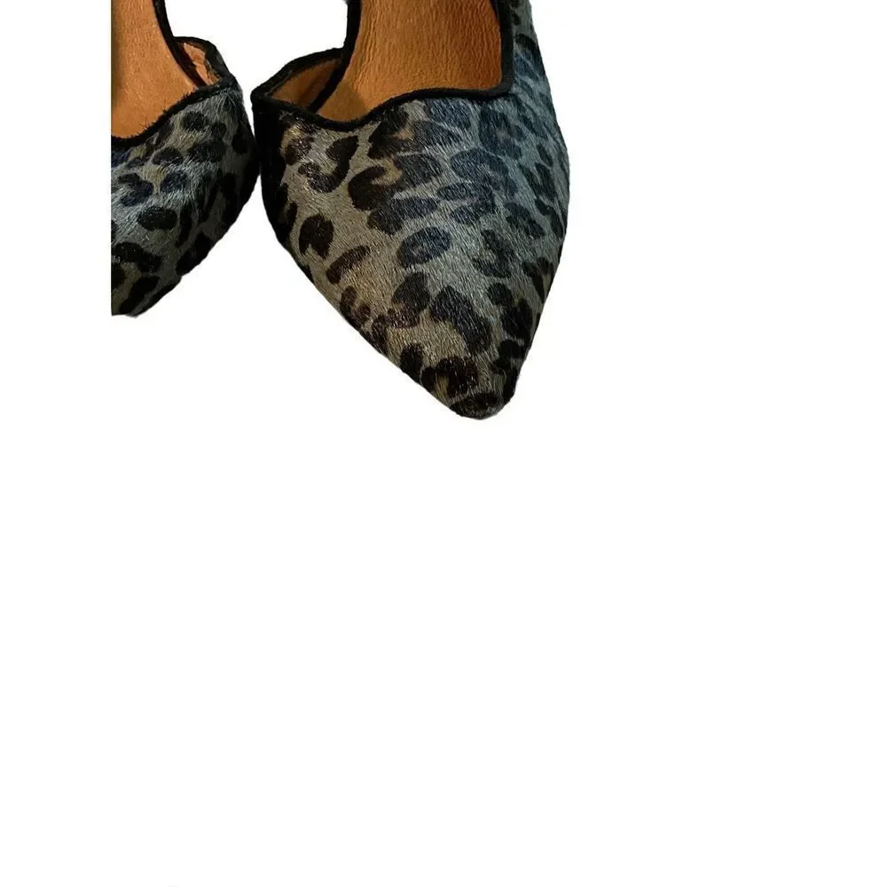 Halogen CalfHair Animal Print Leather Pumps